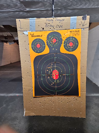 Bullseye Range and Guns