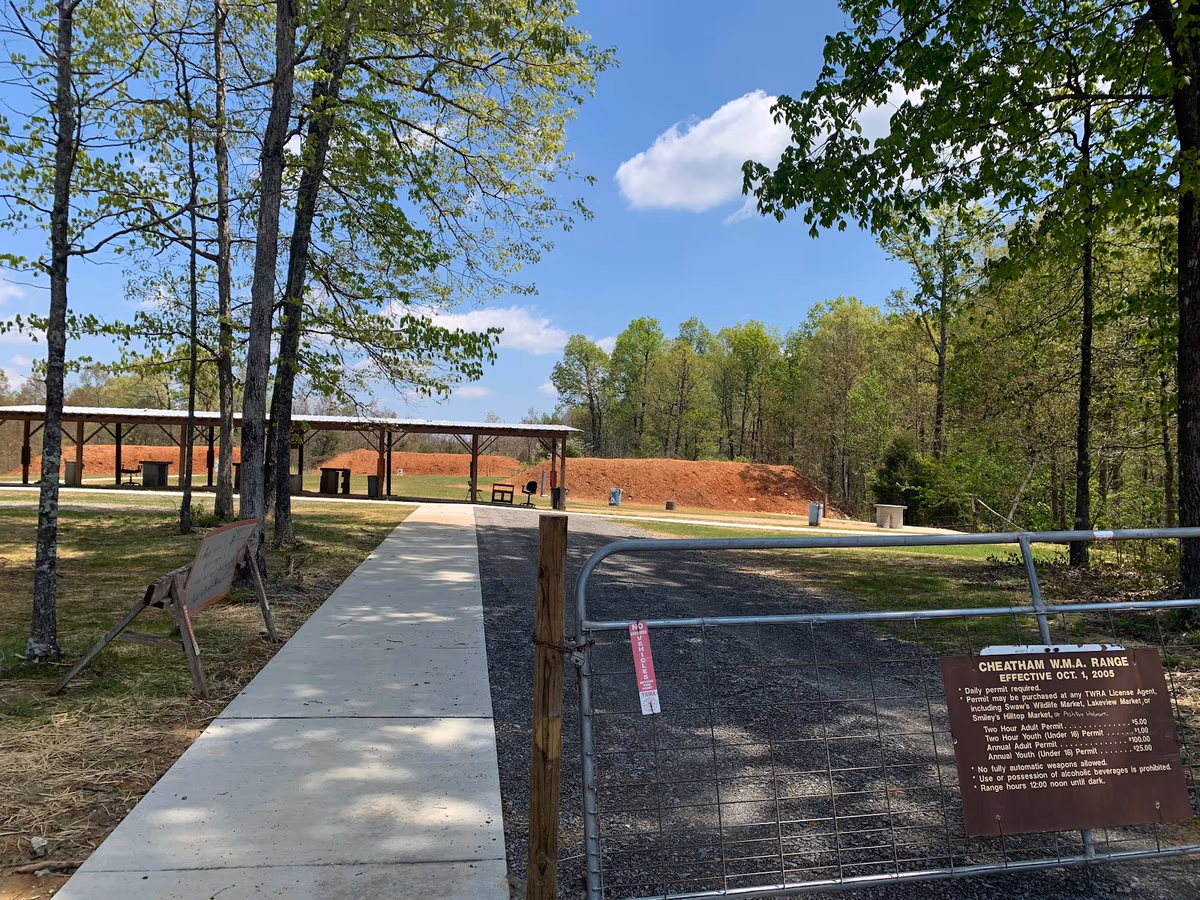 Cheatham WMA Firing Range