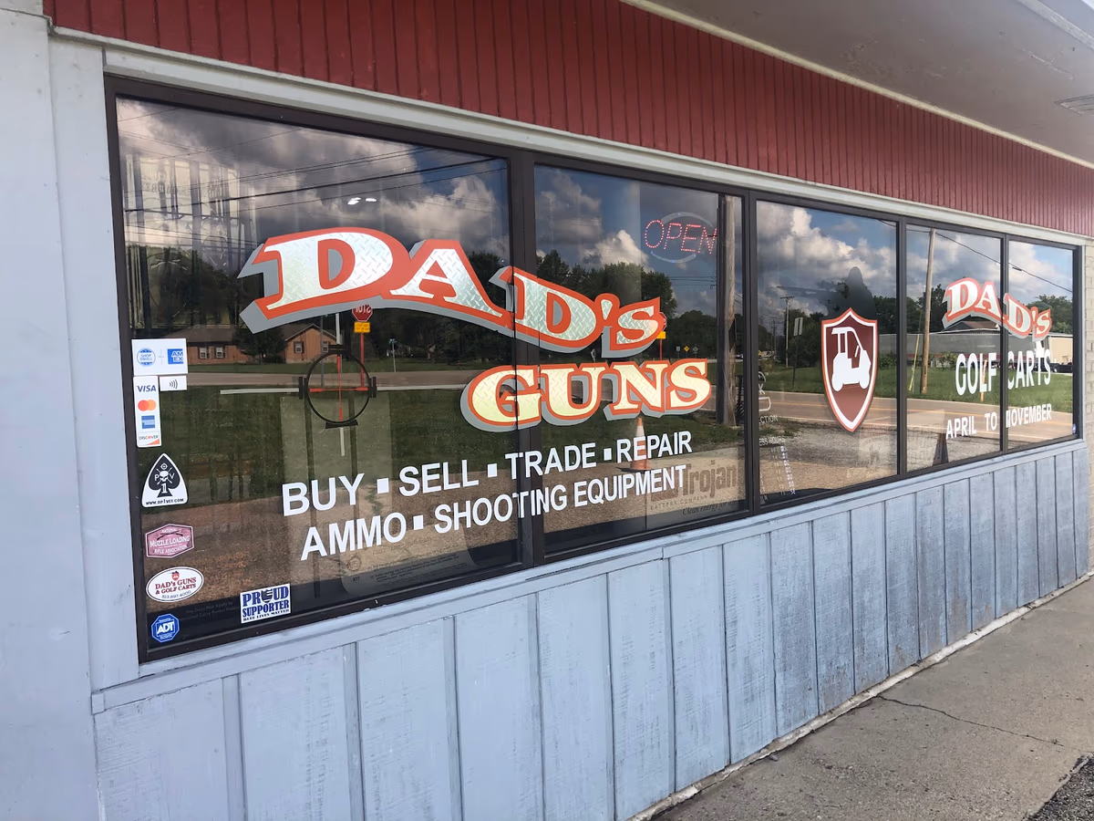 Dad's Guns and Golf Carts